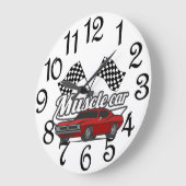 Muscle Car Racer Grote Klok (Hoek)