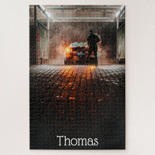 Muscle Car Street Machines Racing Personaliseert Legpuzzel