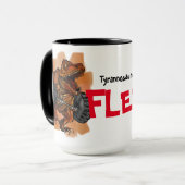 Muscle de Flex de Tyrannosaurus Mug de manioc (Devant gauche)