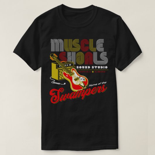 Muscle Shoals Sound Studio T-shirt (Design voorkant)