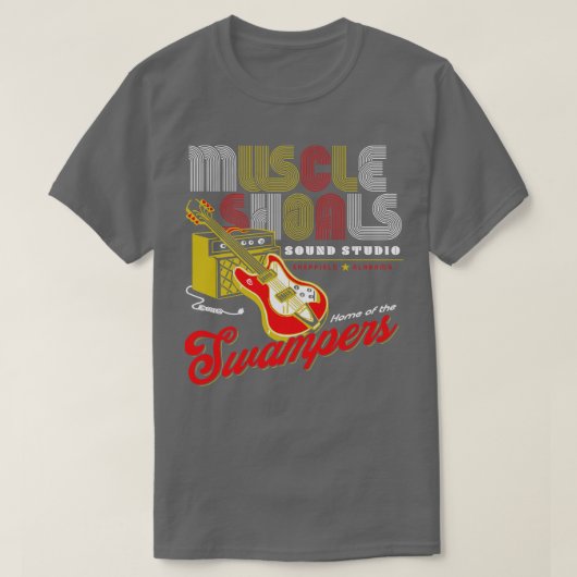 Muscle Shoals Sound Studio T-shirt (Design voorkant)