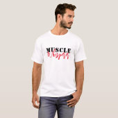 Muscle Whisperer T-shirt: Bericht fysiotherapeut T-shirt (Voorkant volledig)