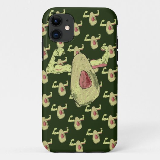 Muscled Avocado Case-Mate iPhone Case (Achterkant)
