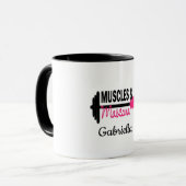 Muscles et tasse de forme physique personnalisée (Devant gauche)