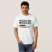 Muscles Funny Geek T-shirt (Voorkant volledig)