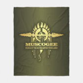 Muscogee 2o fleece deken (Voorkant)