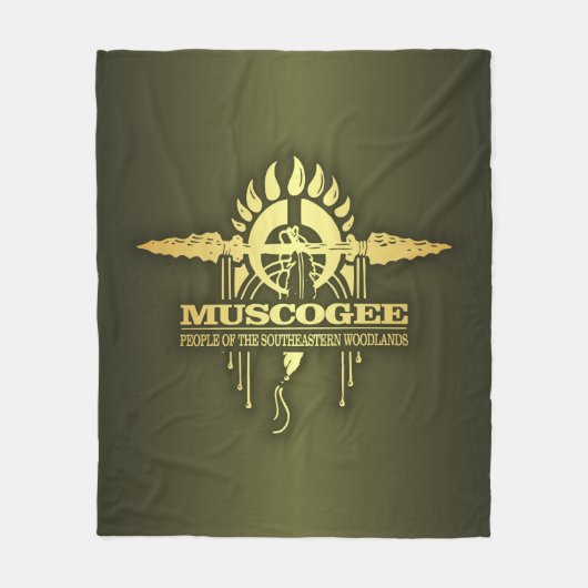 Muscogee 2o fleece deken (Voorkant)