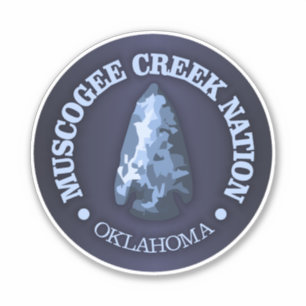 Muscogee Creek Nation (pijlpunt) Sticker