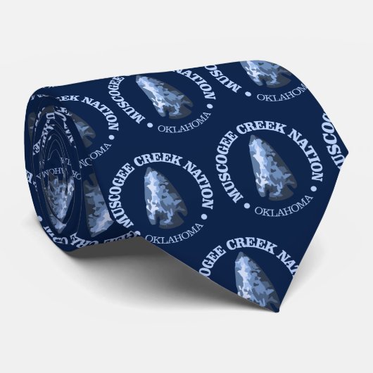 Muscogee Creek Nation (pijlpunt) Stropdas (Opgerold)