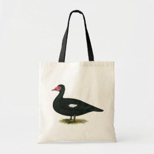 Muscovy Black Drake Tote Bag