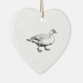 Muscovy Duck Bird Art Keramisch Ornament (Rechts)