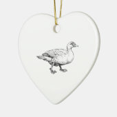 Muscovy Duck Bird Art Keramisch Ornament (Links)