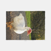Muscovy Duck Fleece Blanket Deken (Voorkant (Horizontaal))