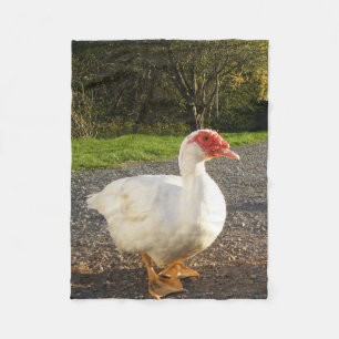 Muscovy Duck Fleece Blanket Deken