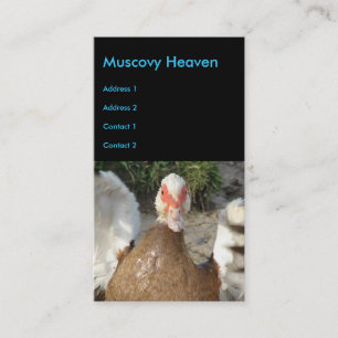 Muscovy Heaven Visitekaartje