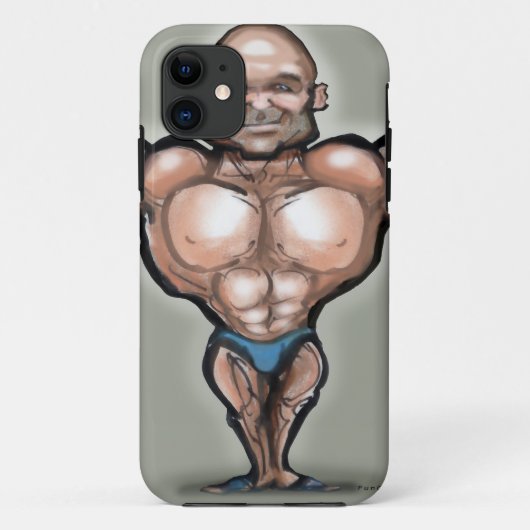 Musculair Case-Mate iPhone Case (Achterkant)
