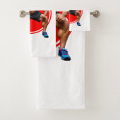 Musculair gebogen bad handdoek (Insitu)