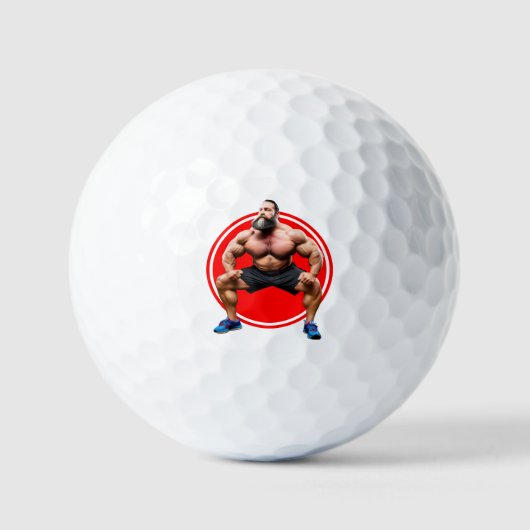 Musculair gebogen golfballen (Voorkant)