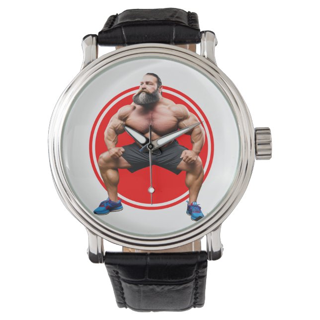 Musculair gebogen horloge (Voorkant)