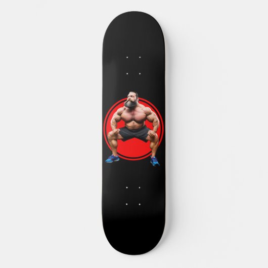 Musculair gebogen skateboard (Voorkant)