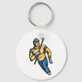 Musculair Hockey Player Sleutelhanger (Voorkant)