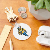 Musculair Hockey Player Sleutelhanger