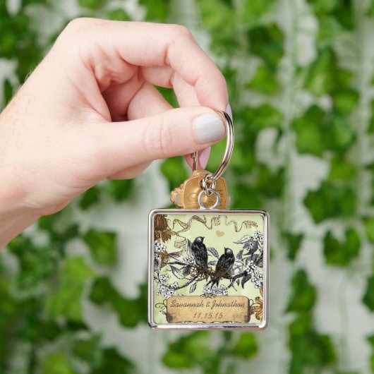 Musculair Sleutelhanger met hand getekend bloei (Hand)