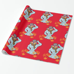 Musculair Snowman Tropische Vacking Thunder_Cove Cadeaupapier