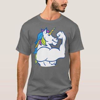 Musculair Unicorn - Funny Magical Fitness Bodybuil T-shirt