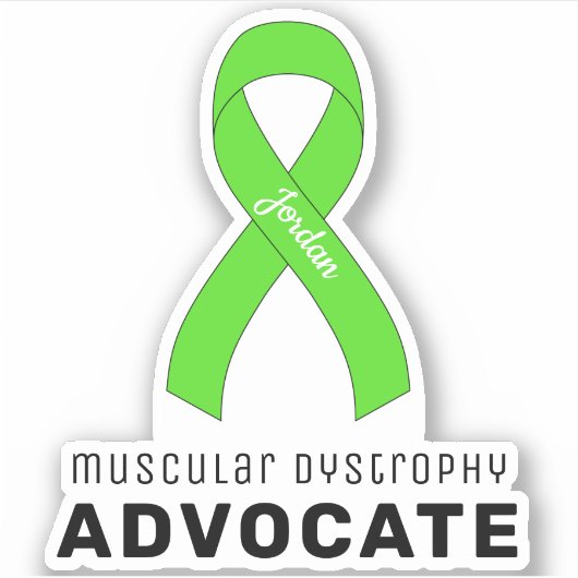 Musculaire dystrofie Advocate vinylsticker Sticker (Voorkant)