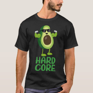 Muscular Hard Core Avocado Funny 2 T-shirt