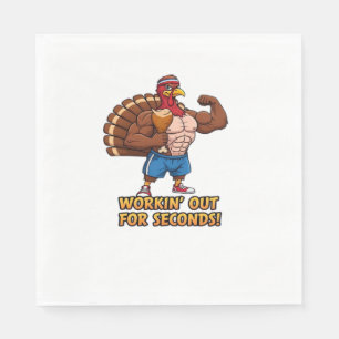 Muscular Turkey Gym Champion Funny Thanksgiving CL Servet