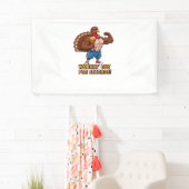 Muscular Turkey Gym Champion Funny Thanksgiving CL Spandoek (Insitu)