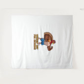 Muscular Turkey Gym Champion Funny Thanksgiving CL Wandkleed (Voorkant (horizontaal))