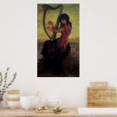 Muse afspelen van de Harp Poster (Keuken)