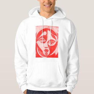 Muse in Beweging: Abstracte Gratie Hoodie