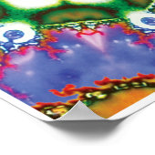 Muse Kinetic Collage Kaleidoscope Poster (Coin)