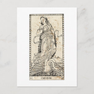 Muse Klio Clio Geschichte geschiedenis Briefkaart