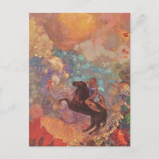 Muse on Pegasus Briefkaart (Voorkant)