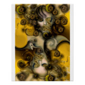 "Muse Sensitive". Poster brillant (Devant)