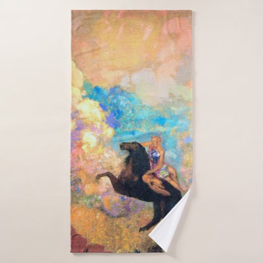Muse sur Pegasus, Redon (Serviette de bain)
