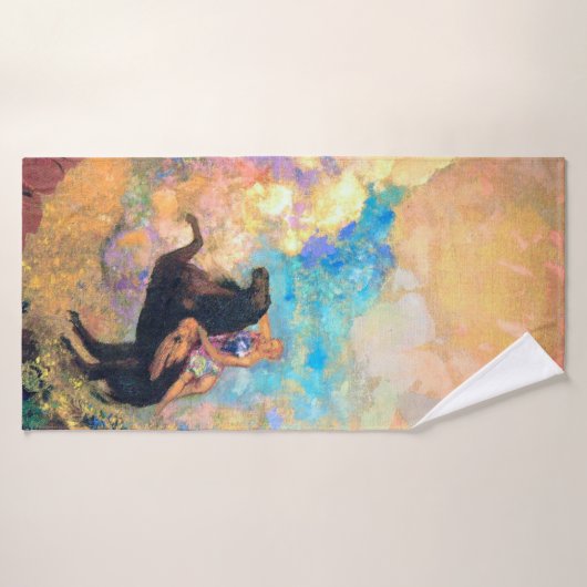 Muse sur Pegasus, Redon (Serviette de bain)