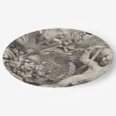 Musée art unique assiette en papier  (Angle)