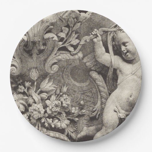 Musée art unique assiette en papier  (Devant)