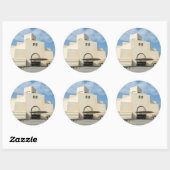 Musée des Arts Islamiques, Qatar autocollant rond (Feuille)