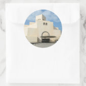 Musée des Arts Islamiques, Qatar autocollant rond (Sac)