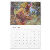 Musée des Beaux-Arts Poulets 2024 Calendrier (Jan 2027)