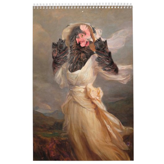 Musée des Beaux-Arts Poulets 2024 Calendrier (Protection)