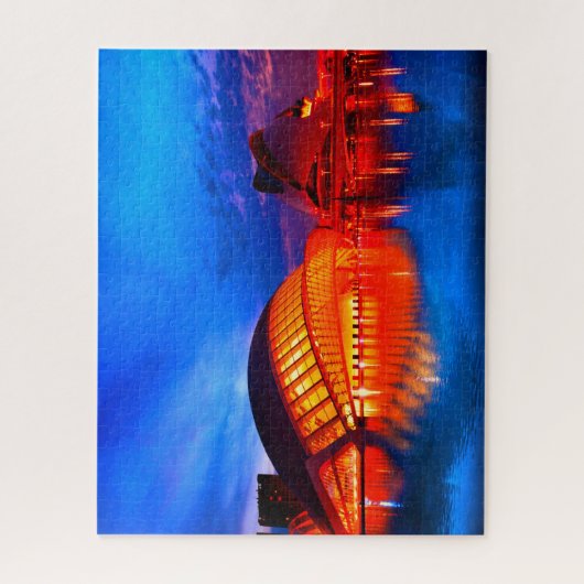 Musée des sciences Valencia Jigsaw Puzzle (Vertical)