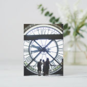 Museé d'Orsay Clock Briefkaart (Staand voorkant)
